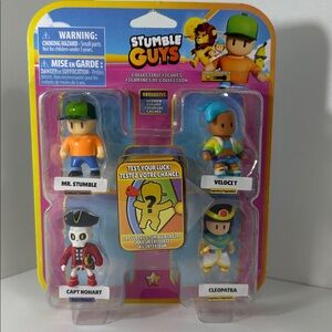 Stumble Guys Collectible Figures 5-Pack – 1 Exclusive Hidden Character NEW Lot#3